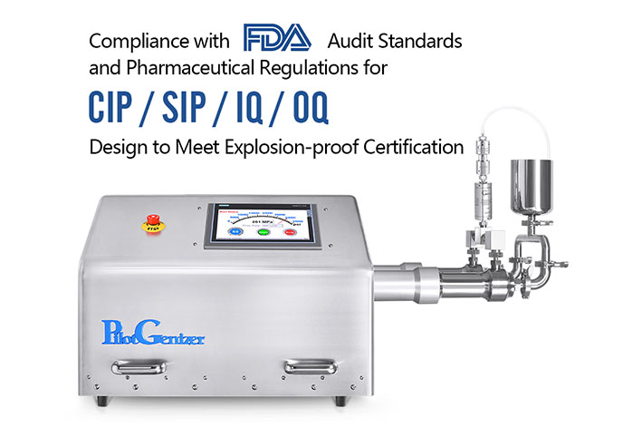 PilotGenzier Pilot Scale High Pressure Homogenizer